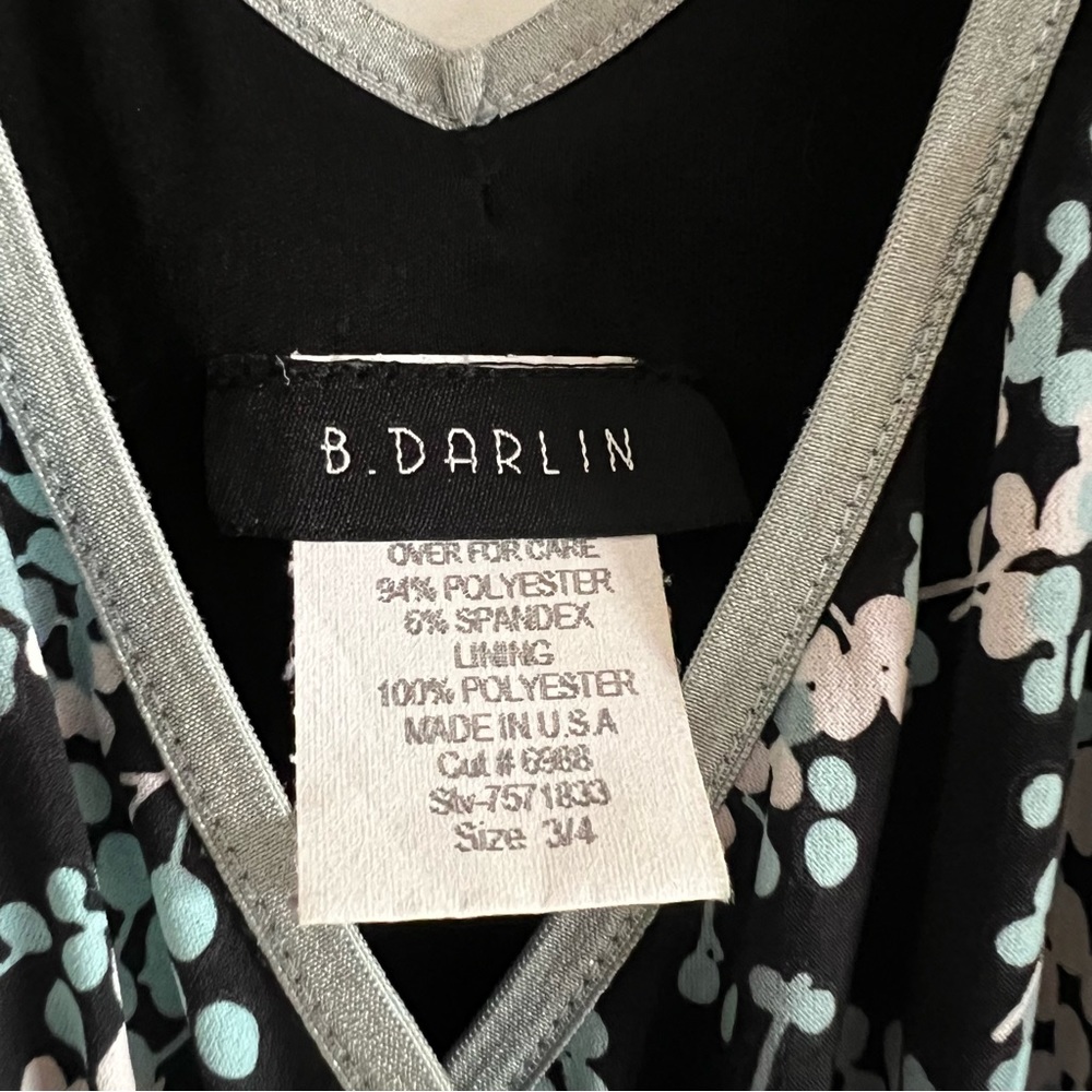 Vintage Y2K B. Darlin Floral Dress - Picture 2 of 5